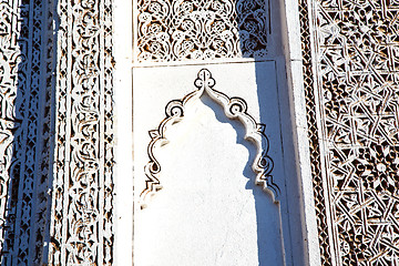 Image showing moroccan old and brick in antique city