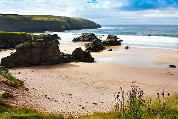 Image showing Durness Beach - Scotland