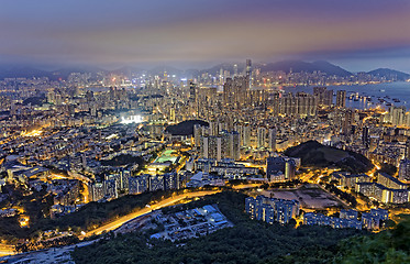 Image showing Hong Kong night