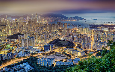 Image showing Hong Kong night