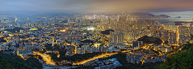 Image showing Hong Kong night