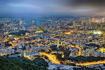 Image showing Hong Kong night