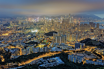 Image showing Hong Kong night