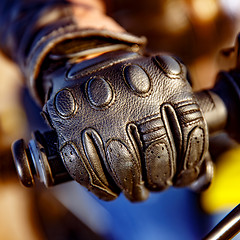 Image showing Motorcycle Racing Gloves