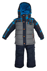 Image showing Childrens snowsuit fall