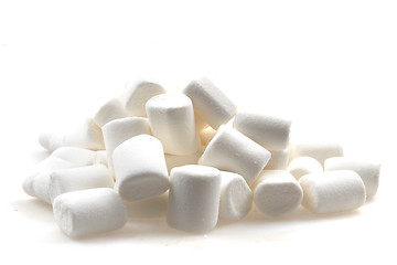 Image showing white marschmallows texture