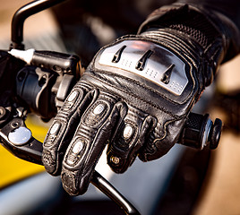 Image showing Motorcycle Racing Gloves