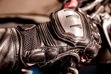 Image showing Motorcycle Racing Gloves