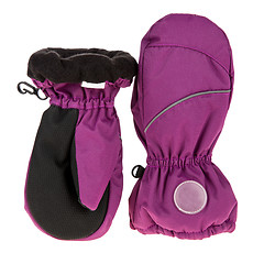 Image showing Children\'s autumn-winter mittens