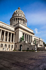 Image showing Havana, Cuba - Famous National Capitol (Capitolio Nacional) buil