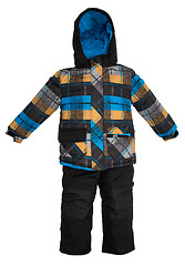 Image showing Childrens snowsuit fall