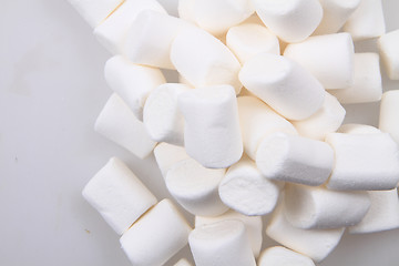 Image showing white marschmallows texture