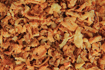 Image showing dried fried onion 