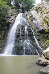 Image showing Rock waterfall