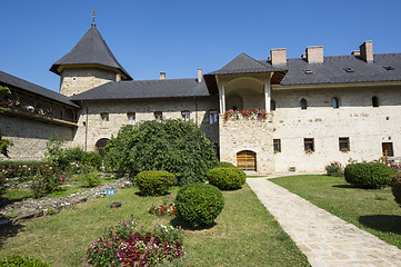 Image showing Monastery yard