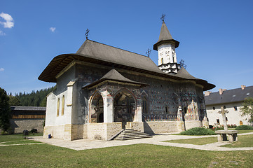 Image showing Painted church in Moldavia