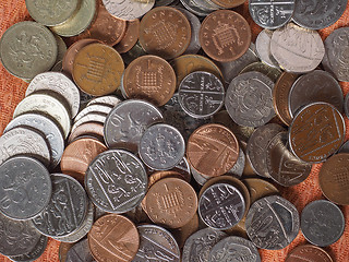 Image showing Pound coins