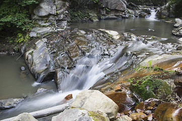 Image showing Waterfall on the brook