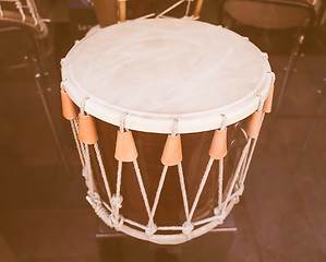 Image showing  Drum instrument vintage