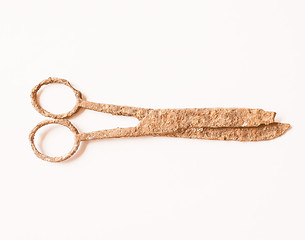Image showing  Rusted scissors vintage