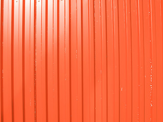 Image showing Retro looking Corrugated steel