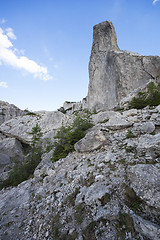 Image showing Rocky mountain top