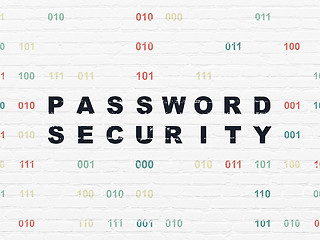 Image showing Privacy concept: Password Security on wall background