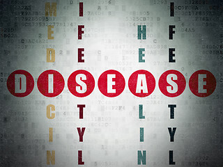 Image showing Health concept: Disease in Crossword Puzzle