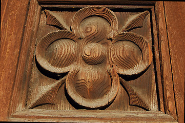 Image showing wood ornament