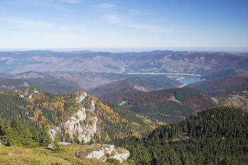 Image showing Autumn mountain valley