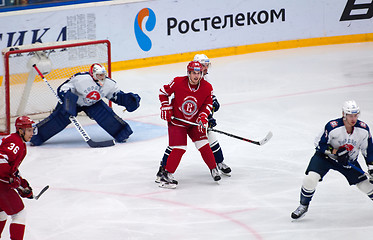 Image showing A. Makeev (91) in action