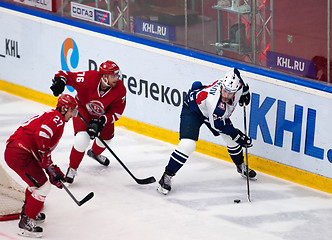 Image showing A. Frolov (24) dribble