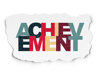 Image showing Studying concept: Achievement on Torn Paper background