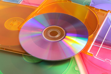 Image showing CD Colors