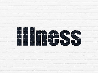 Image showing Medicine concept: Illness on wall background