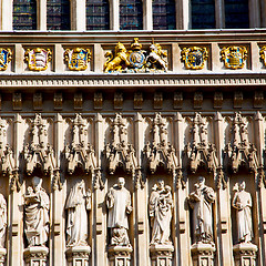 Image showing england  historic   marble and statue in old city of london 