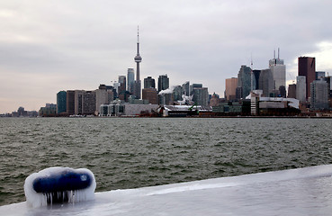 Image showing Toronto Polson Pier Winter