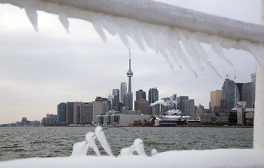 Image showing Toronto Polson Pier Winter