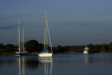 Image showing anchored