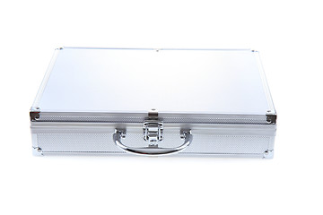 Image showing new aluminum suitcase