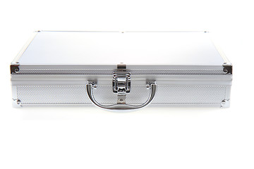 Image showing new aluminum suitcase