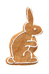 Image showing nice gingerbread rabbit 