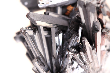 Image showing metal stibnite mineral