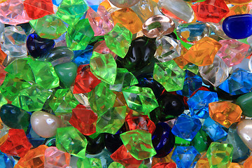 Image showing plastic color beads texture