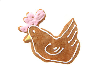 Image showing easter gingerbread chicken