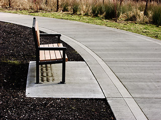 Image showing Park Bench