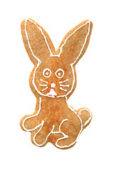 Image showing nice gingerbread rabbit 