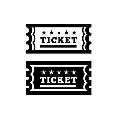 Image showing Vector Vintage Ticket Icon