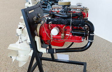 Image showing one inboard engine for one boat