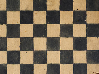 Image showing Draughts or Checkers game board
